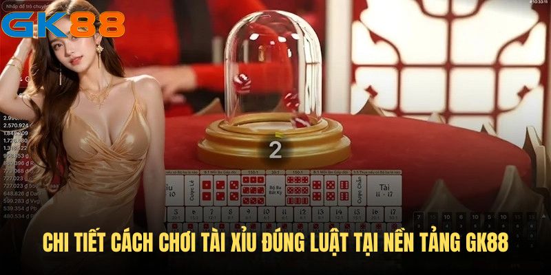 Hướng dẫn chi tiết cách chơi tài xỉu đúng luật tại nền tảng GK88